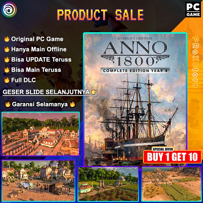 Jual Anno 1800 Complete Edition PC Game ORIGINAL Shopee Indonesia