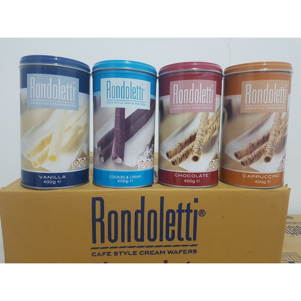 Jual RONDOLETTI WAFERS 1 KARTON ISI 12 BISA MIX RASA | Shopee Indonesia