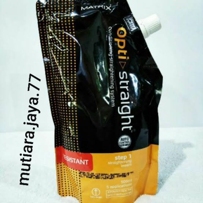 Jual 500 ML Matrix Opti Straight Step 1 & 2 / Obat Pelurusan Rambut ...