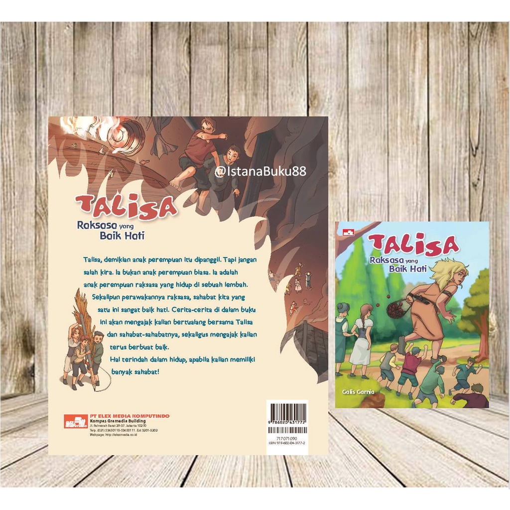 Jual Story Book Buku cerita Anak karakter Baik Talisa Raksasa Yang Baik ...