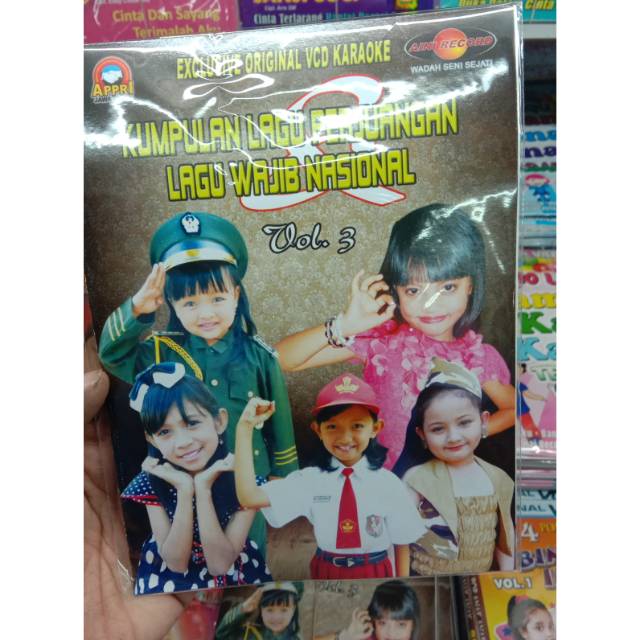 Jual VCD ORIGINAL KUMPULAN LAGU PERJUANGAN LAGU WAJIB NASIONAL VOL 3