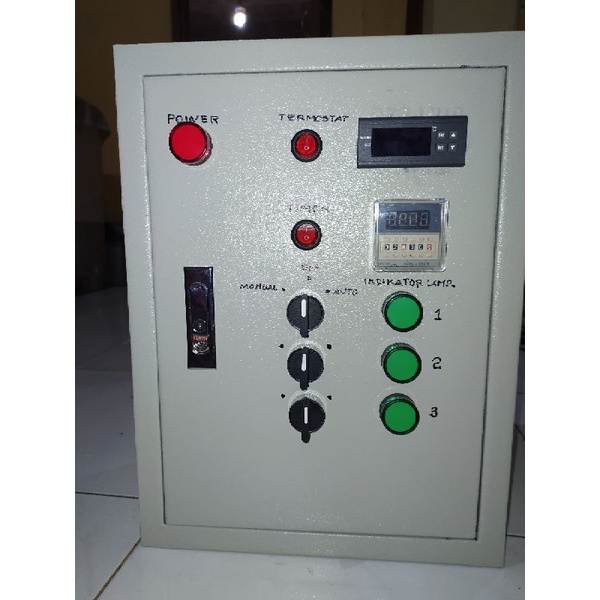 Jual PANEL 3FAN+overload-Listrik 1phasa- komponen schenider | Shopee ...