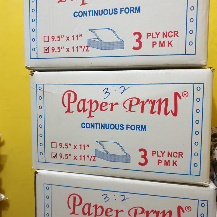 Jual Kertas / Kertas Continous From 3 Ply 9,5X11/2 | Shopee Indonesia