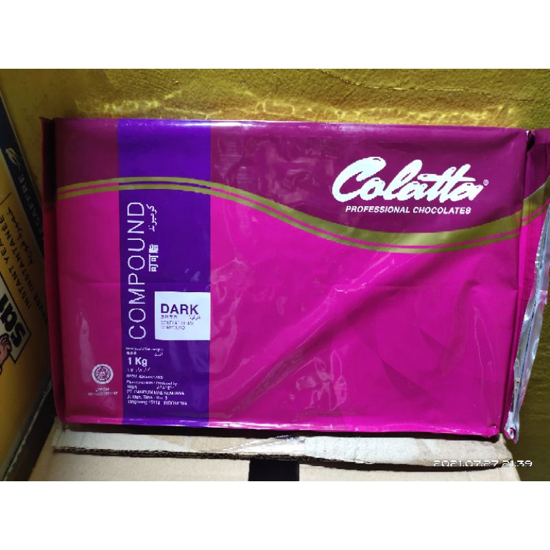 Jual Colatta dark compound 1kg | Shopee Indonesia