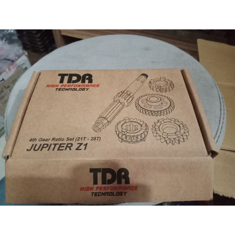 Jual Gear Ratio TDR Racing Yamaha Jupiter z1 Vega ZR 4TH 23/28 Original ...