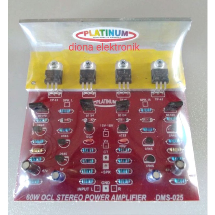 Jual kit power amplifier 60 watt stereo Shopee Indonesia