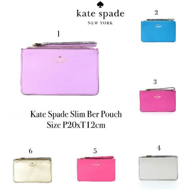 Harga pouch kate spade deals