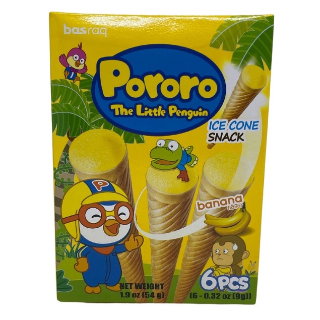 Jual BASRAQ Pororo Ice Cone Snack Korea 40gr | Shopee Indonesia