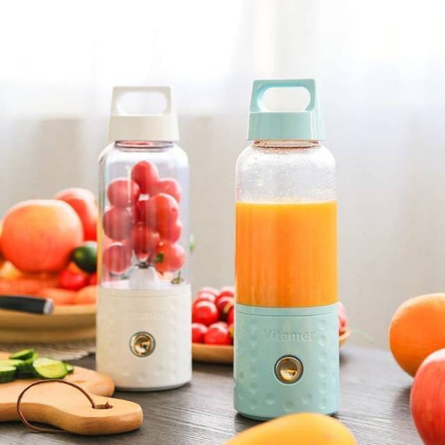 Jual VITAMER 500 ML BLENDER JUICE PORTABLE USB 4 MATA ORIGINAL IMPORT