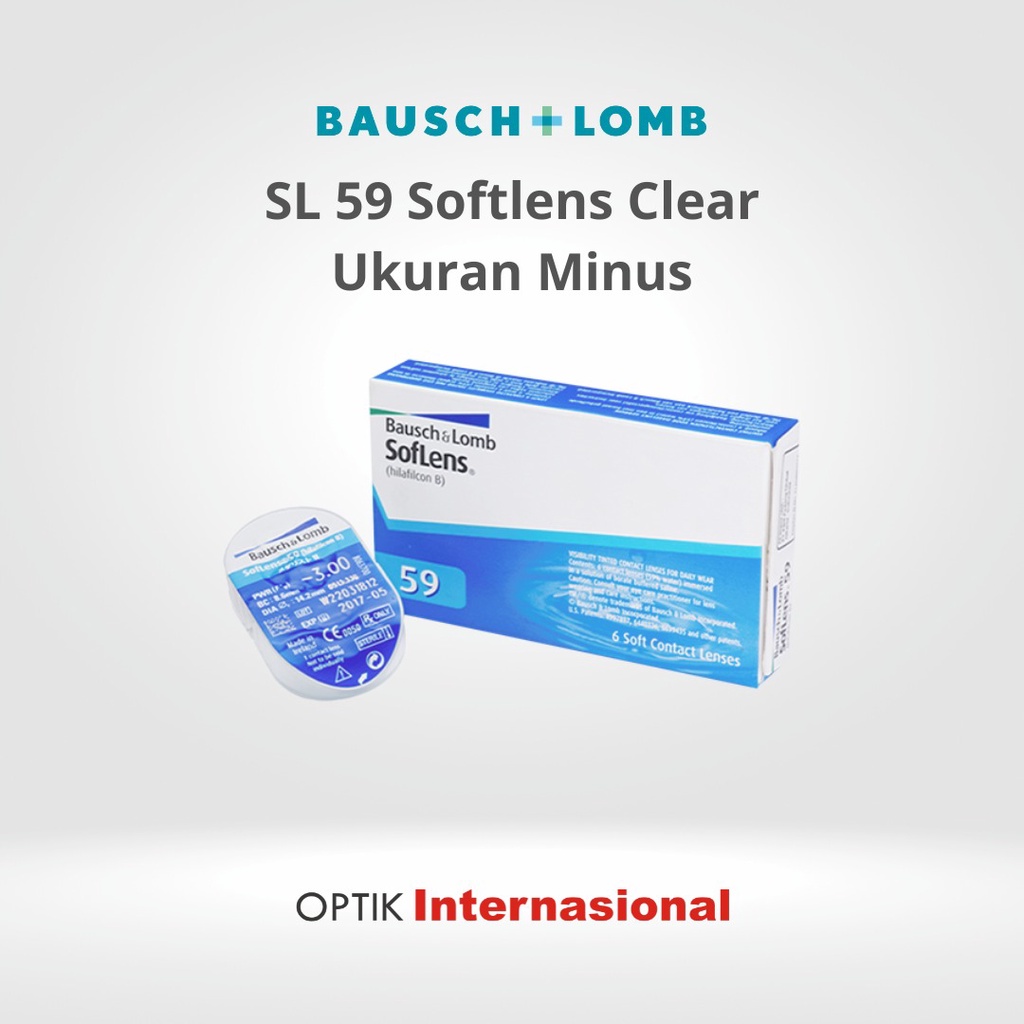 Jual Bausch & Lomb SL 59 Clear Softlens | Shopee Indonesia
