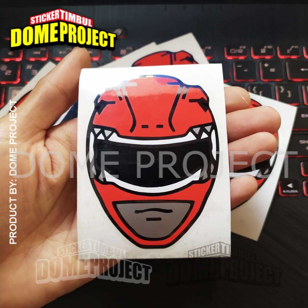 Jual STIKER CUTTING DECAL POWER RANGER RED WATERPROOF | Shopee Indonesia