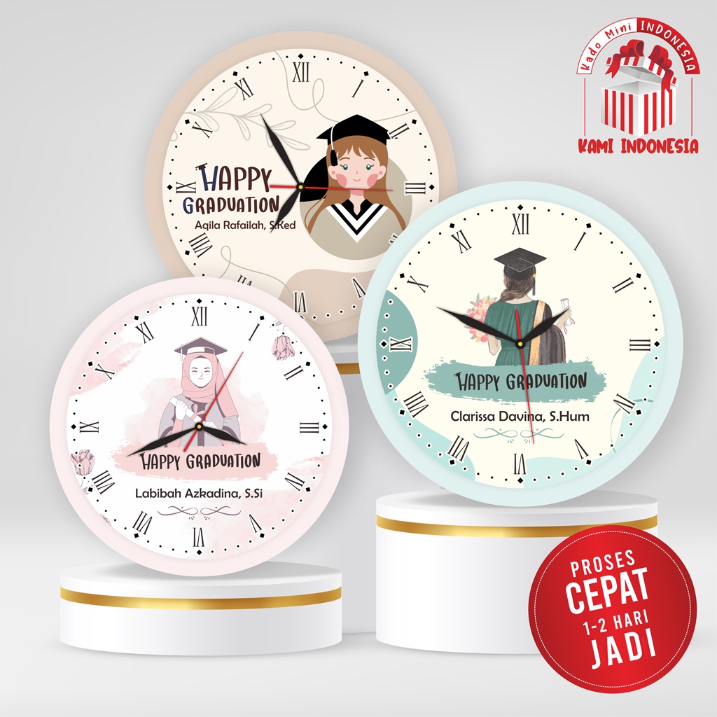 Jual SOUVENIR WISUDA JAM DUDUK HAMPERS GRADUATION | Shopee Indonesia