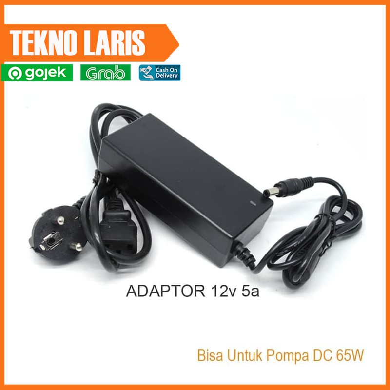 Jual Adaptor Adapter Murni Pompa DC CCTV Dll 12v 5a EU Plug Shopee Indonesia