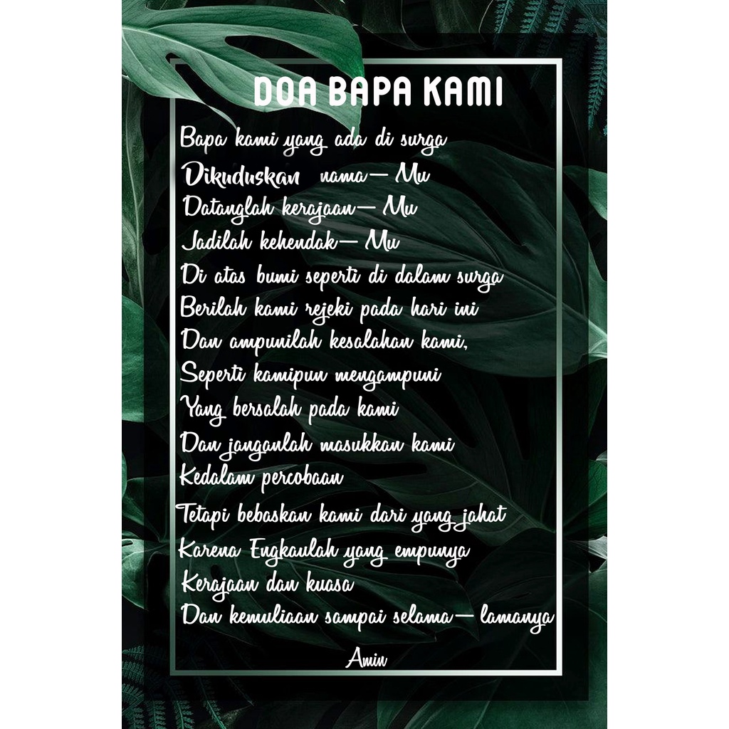 Jual 223/20x30cm/Hiasandinding/bible/walldecor/dekorasi/kristen ...