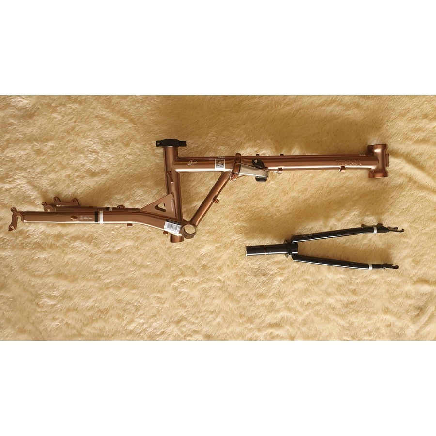 Jual Frame set fnhon Gust Rose Gold 20 inch V brake gust Rose Gold 20 ...