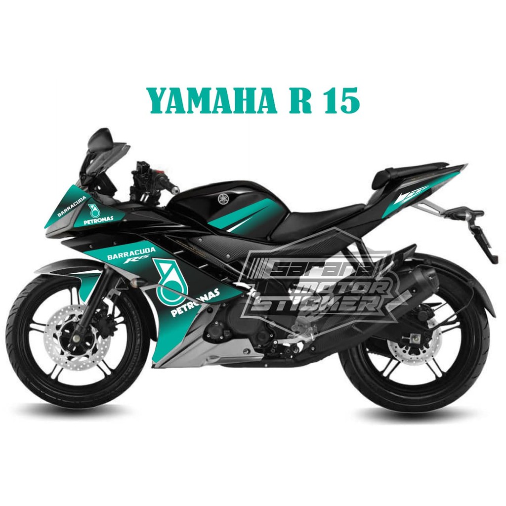 Jual STIKER STRIPING VARIASI YAMAHA R 15 V 2 PETRONAS | Shopee Indonesia