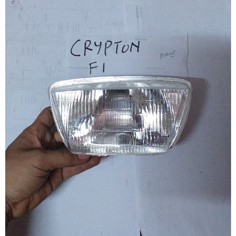 Jual REFLECTOR LAMPU DEPAN HEADLAMP YAMAHA CRYPTON DAN FI BAGUS