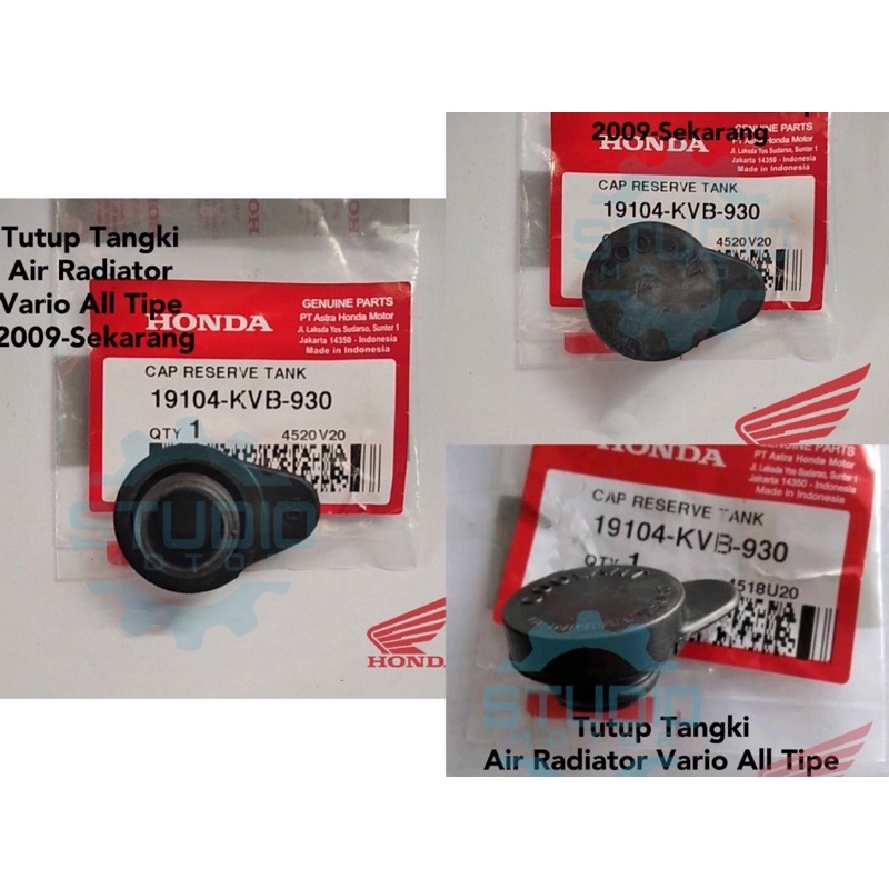 Jual Kvb Karet Tutup Tabung Air Radiator Cap Reserve Tank Vario