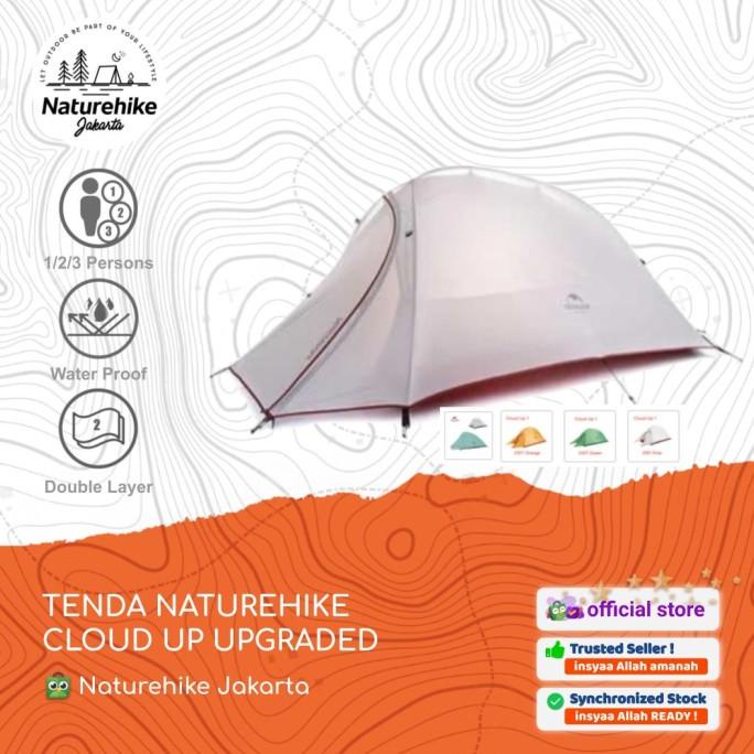 Jual Tenda Naturehike Cloud Up 1 2 3 Orang 20d Camping 1p 2p 3p 2x Upgrade Shopee Indonesia 2256