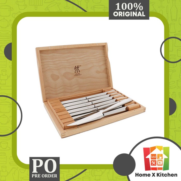 Jual ZWILLING Steak Knife Set of 8, German Knife Set, Stainless Steel Ori Shopee Indonesia