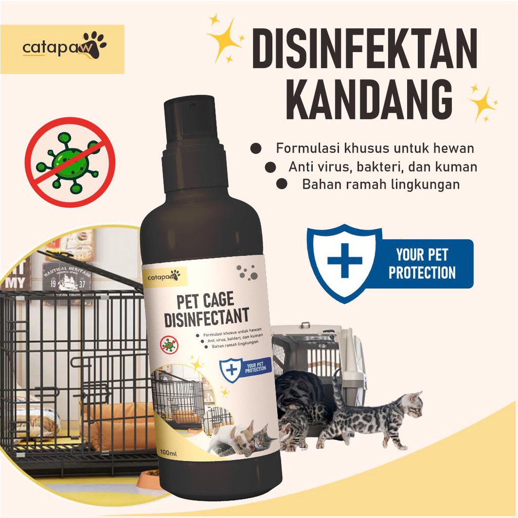 Jual Catapaw Disinfektan Kandang Hewan Anti Bakteri Virus Pet