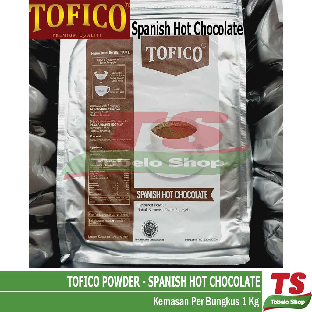 Jual TOFICO SPANISH HOT CHOCOLATE POWDER / TOFICO POWDER SPANISH HOT