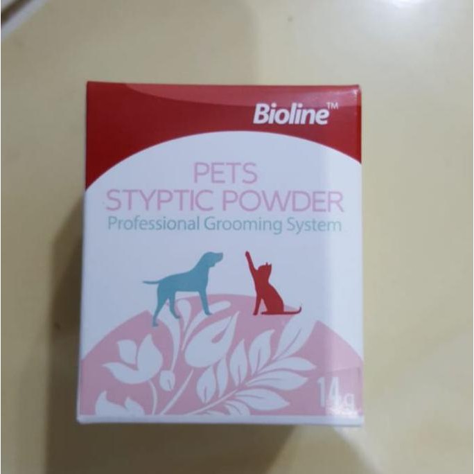 Jual Bioline Styptic Powder 14 gr - Obat Pendarahan Kuku Hewan | Shopee ...