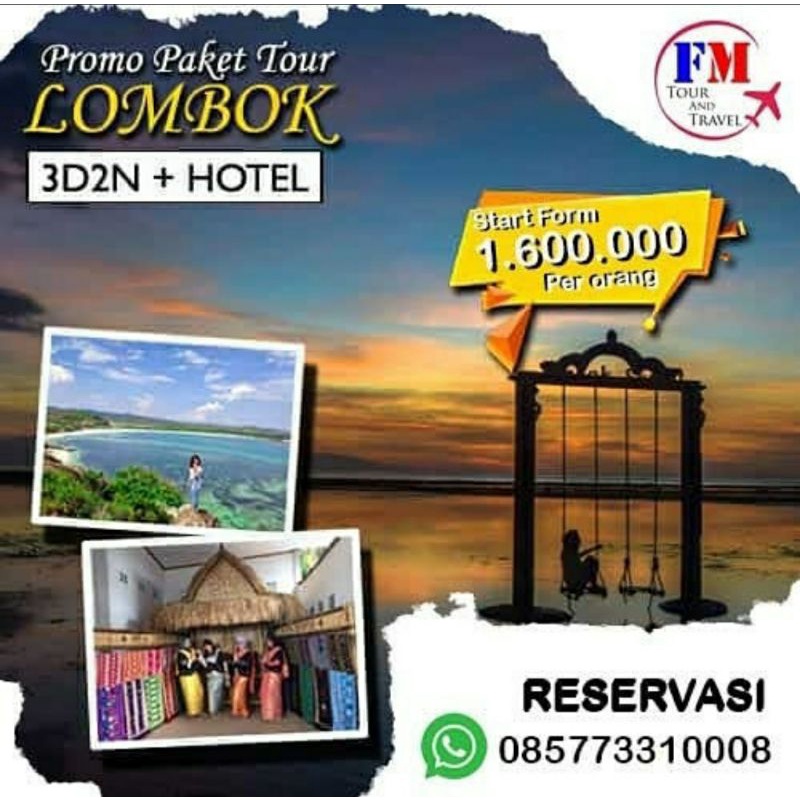 Jual Paket Tour Lombok 3D2N Start From Rp 1.600.000 | Shopee Indonesia