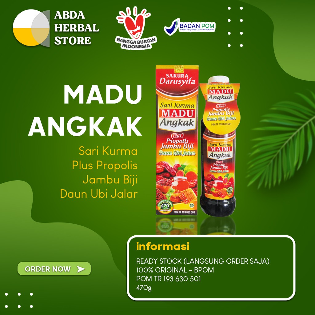 Jual Sakura Darusyifa Madu Angkak Sari Kurma Plus Propolis Jambu