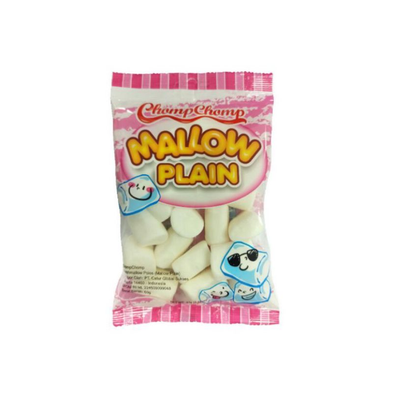 Jual Chomp Chomp Mallow Marshmallow Plain 50gr / 200gr | Shopee Indonesia