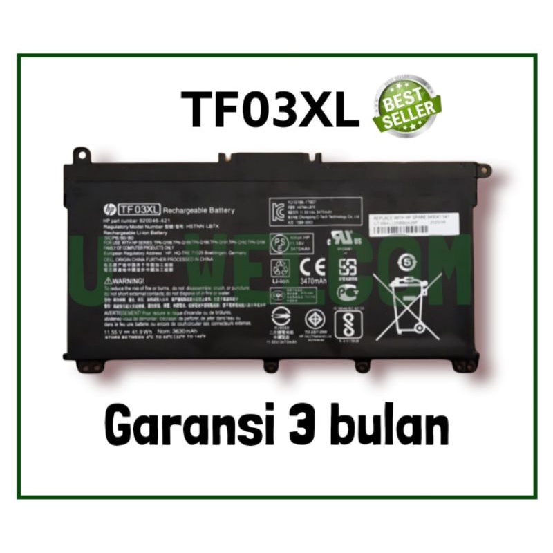 Jual Baterai hp 14-bp002tu tf03xl | Shopee Indonesia