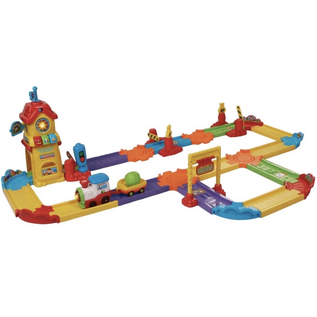 Jual VTECH GO! GO! SMART WHEEL TRAIN STATION PLAYSET (preloved ...