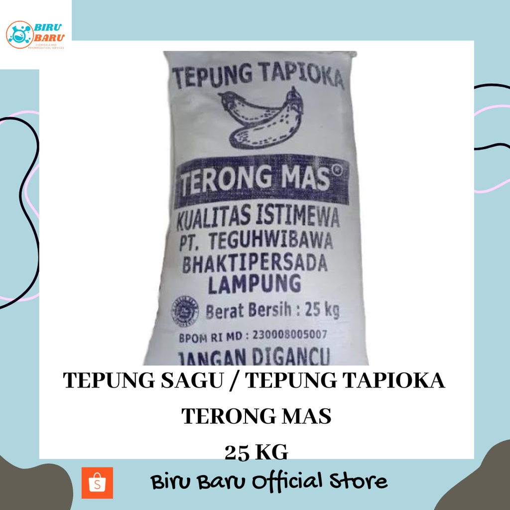 Jual Tepung Tapioka Terong Mas 25 Kg Best Shopee Indonesia