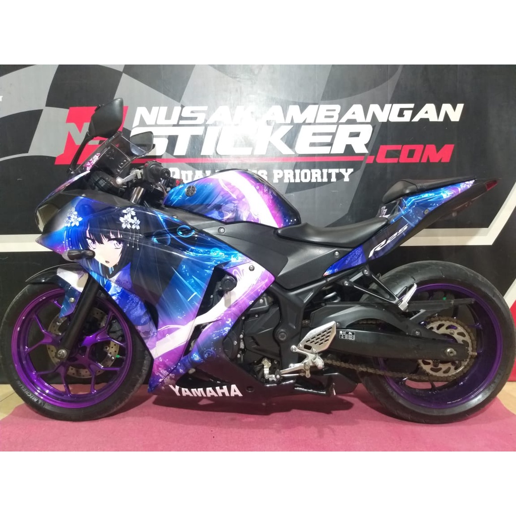 Jual Stiker R25 BIRU ANIME GALAXY | Shopee Indonesia