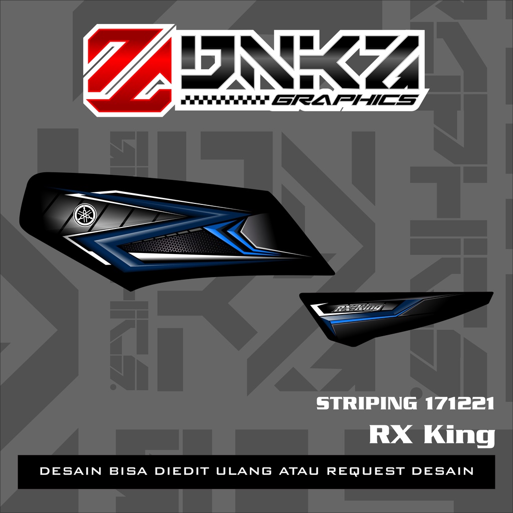 Jual Stiker RX King Decal Striping RX King Premium Racing ST171221 DNKZ ...