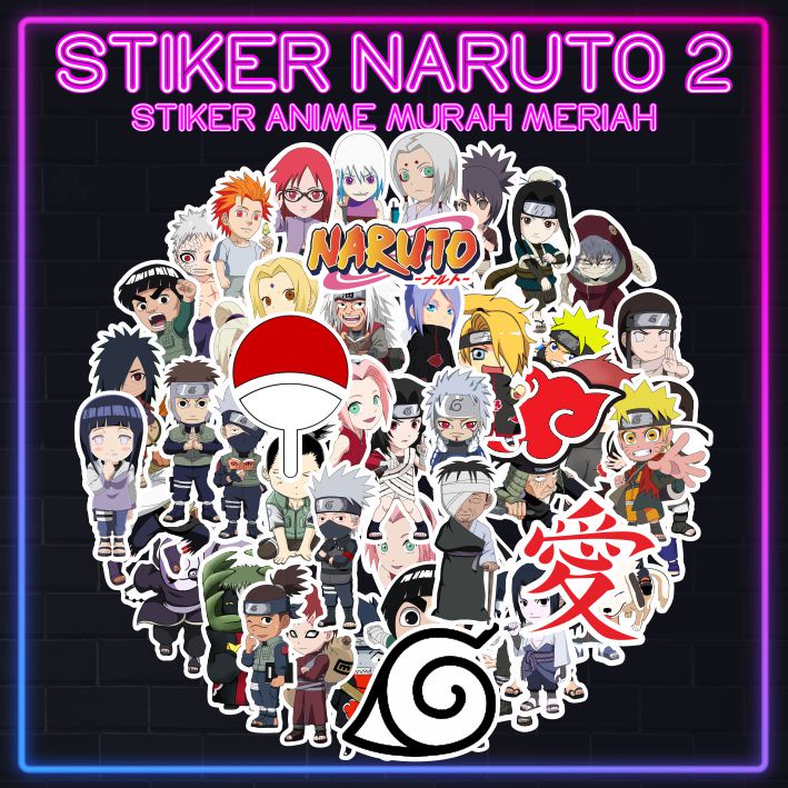 Jual Stiker Naruto 2 Sticker Anime Murah Meriah ddudu sticker