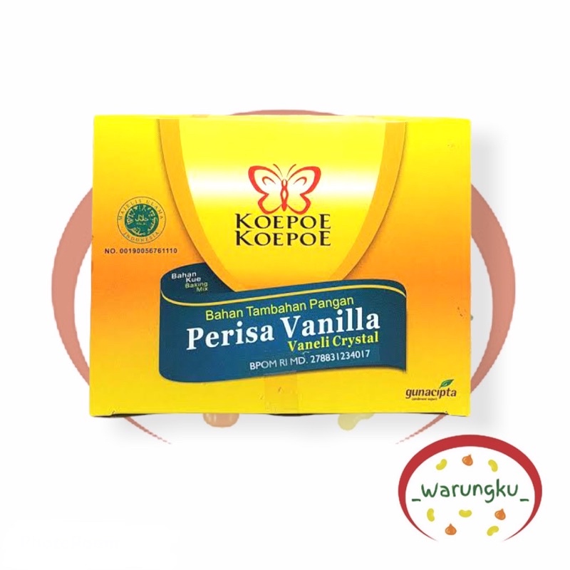 Jual [box] Perisa Vanilla 1 Dus Koepoe Koepoe Isi 100pcs Vanili