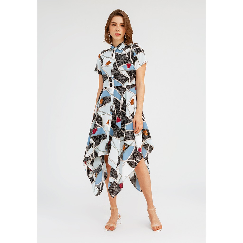 Jual Minimal Chaino Dress BLUE | Shopee Indonesia