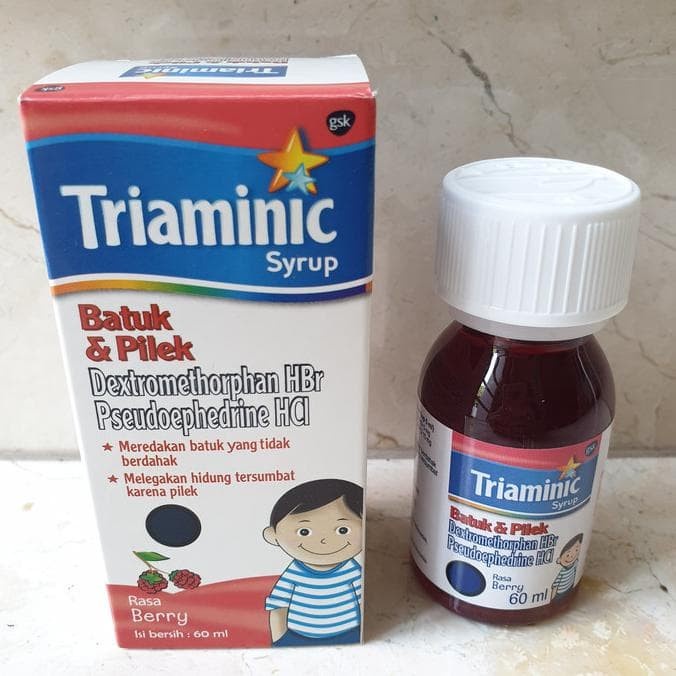 Jual TRIAMINIC BATUK PILEK - MERAH (GLAXO) | Shopee Indonesia
