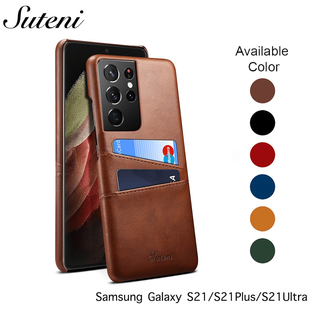 Jual Leather Case Samsung S21 Plus S21 Ultra Card Slot Casing