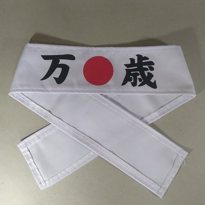 Jual Headband Hachimaki Banzai Kamikaze Jepang WW2 Costume Cosplay