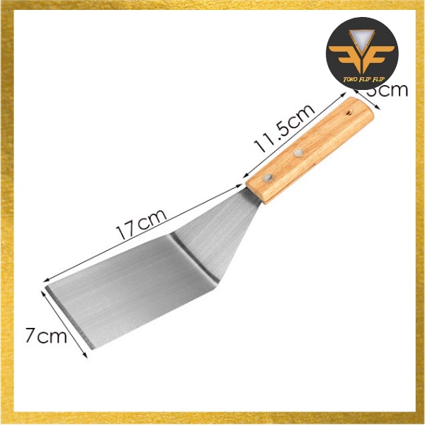 Jual Spatula Shovel Pizza Stainless Steel / Spatula Burger Teppanyaki