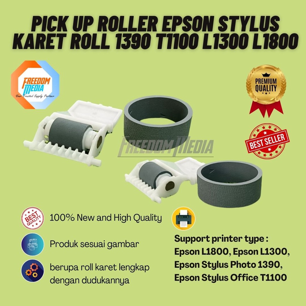 Jual Karet Roller Original Epson L1800 L1300 Pick Up Roll Pickup Roller ...