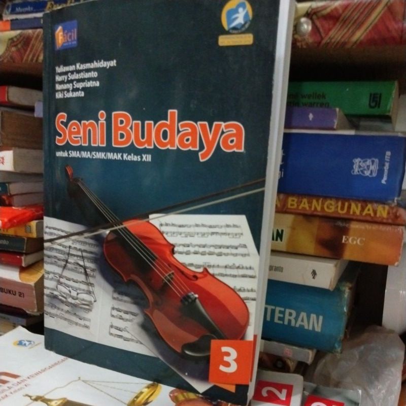 Jual BUKU SENI BUDAYA /SBK KELAS XII/12/3 SMA FACIL REVISI | Shopee ...