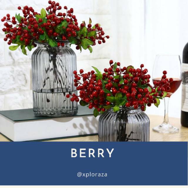 Jual Buah Berry Chery Artificial Plastik Foam Properti Foto | Shopee ...