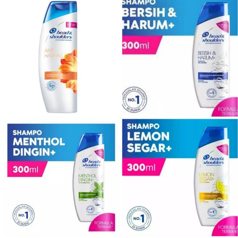 Jual Head and Shoulders Shampoo Anti Hairfall/ cooling menthol / bersih