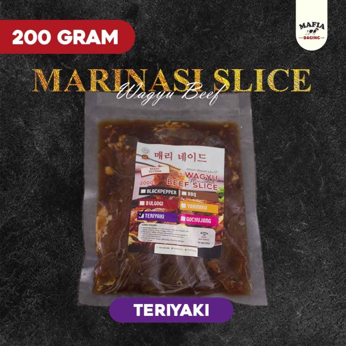 Jual Marinated Wagyu Beef Slice G Mafia Daging Shopee Indonesia