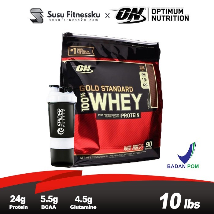 Jual Optimum Nutrition 100 Whey Gold Standard 10 Lbs Shopee Indonesia 2155