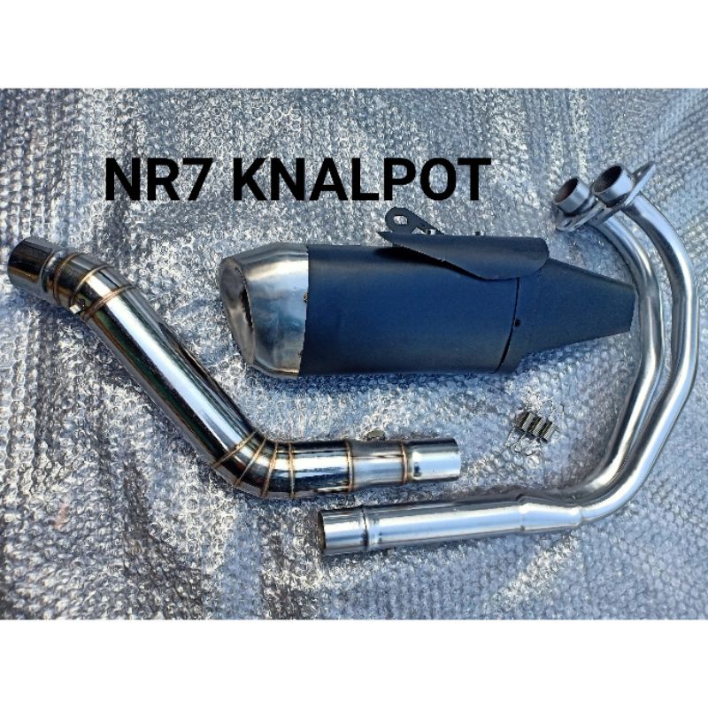 Jual Knalpot Model Standar Racing R25 Full System Ninja 250 Karbu FI ...
