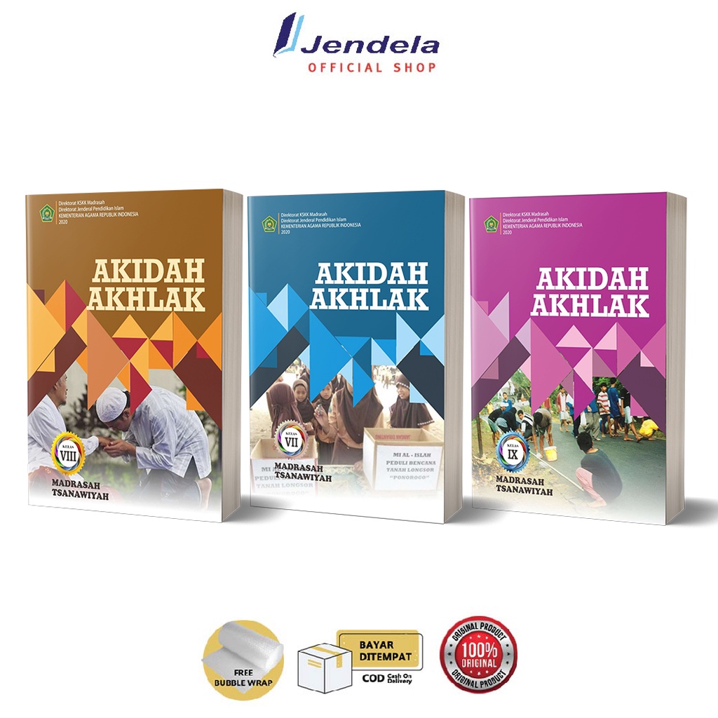 Jual Buku Siswa Akidah Akhlak MTs Kelas 7 8 9 KEMENAG | Shopee Indonesia